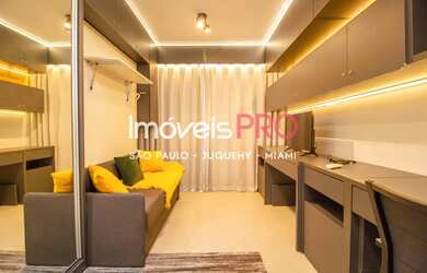 Imagem: O apartamento possui 1 Dormitório, 1 Banheiro, 25m² de Área