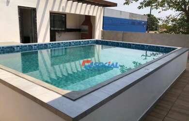 Imagem: A casa em condomínio possui 5 Dormitórios, 5 Banheiros, 3