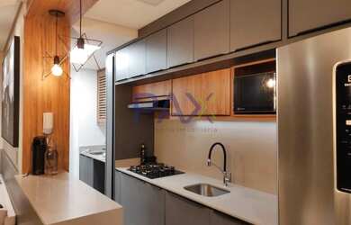 Imagem: O apartamento possui 2 Dormitórios, 1 Banheiro, 1 Vaga na garagem