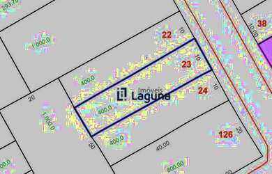 Imagem: O terreno possui 400m² de Área e está localizado em Campestre