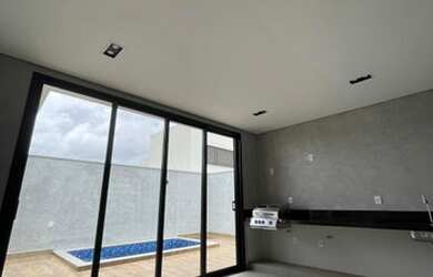 Imagem: A casa em condomínio possui 4 Dormitórios, 4 Banheiros, 3