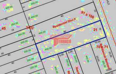 Imagem: O terreno possui 400m² de Área e está localizado em Vila