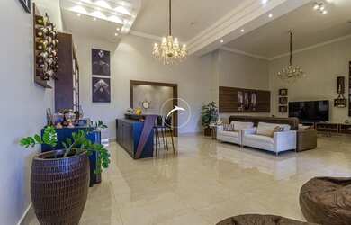 Imagem: A casa em condomínio possui 5 Dormitórios, 5 Banheiros, 2