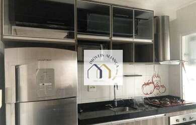 Imagem: O apartamento possui 2 Dormitórios, 1 Banheiro, 1 Vaga na garagem