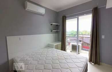 Imagem: O studio possui 1 Dormitório, 1 Banheiro, 27m² de Área e