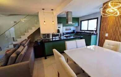 Imagem: A casa em condomínio possui 3 Dormitórios, 3 Banheiros, 2