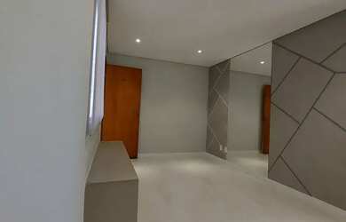 Imagem: O apartamento possui 2 Dormitórios, 1 Banheiro, 1 Vaga na garagem