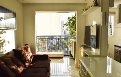 Imagem: O apartamento possui 2 Dormitórios, 2 Banheiros, 1 Vaga na