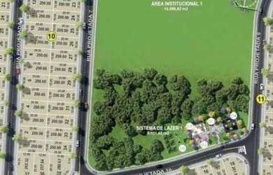 Imagem: O terreno possui 200m² de Área e Imóvel novo e está localizado