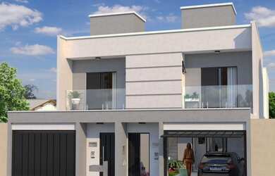 Imagem: A casa possui 2 Dormitórios, 2 Banheiros, 1 Vaga na garagem