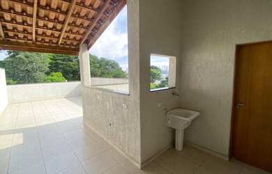 Imagem: O apartamento na cobertura possui 2 Dormitórios, 2 Banheiros