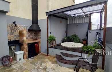 Imagem: O apartamento na cobertura possui 2 Dormitórios, 2 Banheiros