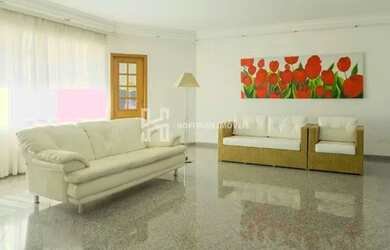 Imagem: A casa possui 4 Dormitórios, 2 Banheiros, 5 Vagas na garagem