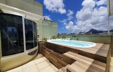 Imagem: O apartamento na cobertura possui 3 Dormitórios, 2 Banheiros