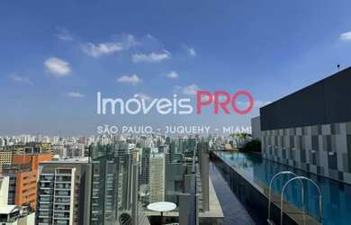 Imagem 13: Studio de 24m2. Piscina, Churrasqueira, Varandae24m² de Área
