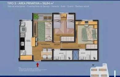 Imagem 12: Bosque do Serrano - Lançamento Bosque do Serrano . Aptos 2 qts ' Entrada parcelada em