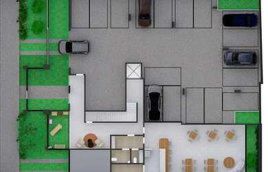 Imagem: O apartamento na cobertura possui 3 Dormitórios, 4 Banheiros