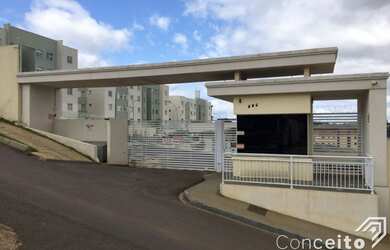 Imagem: O apartamento possui 1 Dormitório, 1 Banheiro, 1 Vaga na garagem