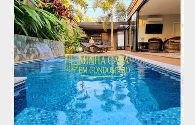 Imagem: A casa em condomínio à venda possui 3 Dormitórios, 5 Banheiros