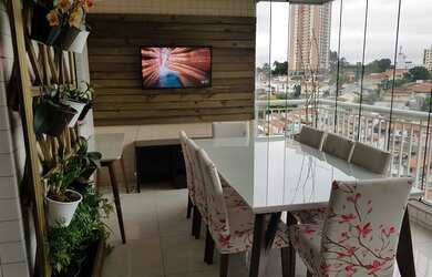 Imagem: O apartamento possui 4 Dormitórios, 3 Banheiros, 2 Vagas na