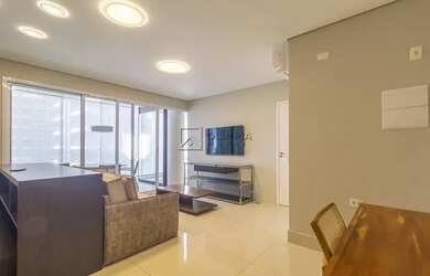 Imagem: O apartamento para alugar possui 1 Dormitório, 2 Banheiros