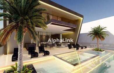 Imagem: A casa em condomínio possui 5 Dormitórios, 5 Banheiros, 5