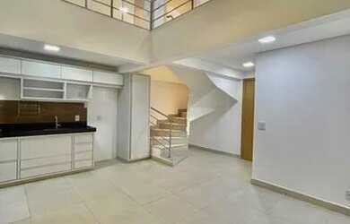 Imagem: O studio possui 1 Dormitório, 2 Banheiros, 1 Vaga na garagem