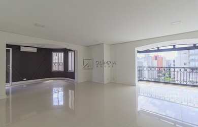 Imagem: O apartamento na cobertura possui 3 Dormitórios, 5 Banheiros