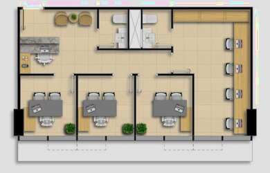 Imagem 8: CONJUNTO/SALA COMERCIAL à venda por R$ 417.953,00 no bairro Alto da Glória...