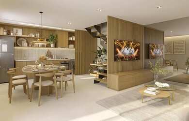 Imagem: O apartamento possui 3 Dormitórios, 3 Banheiros, 2 Vagas na