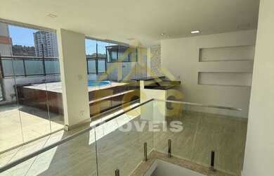 Imagem: O apartamento na cobertura possui 3 Dormitórios, 3 Banheiros