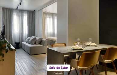 Imagem: O apartamento possui 1 Dormitório, 1 Banheiro, 38m² de Área