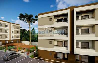 Imagem: O apartamento possui 2 Dormitórios, 1 Banheiro, 2 Vagas na