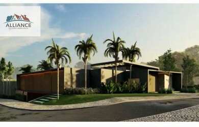 Imagem: A casa em condomínio possui 4 Dormitórios, 5 Banheiros, 510m²