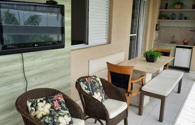 Imagem 3: Apartamento alto padrão frente ao mar espaço gourmet