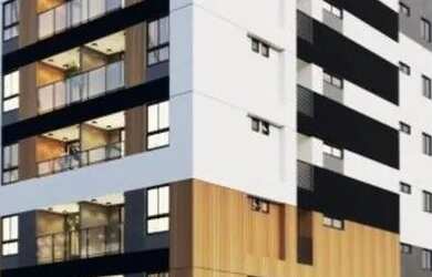 Imagem: O apartamento possui 1 Dormitório, 1 Banheiro, 1 Vaga na garagem