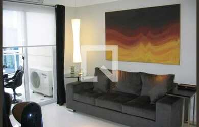 Imagem: O apartamento possui 1 Dormitório, 1 Banheiro, 1 Vaga na garagem