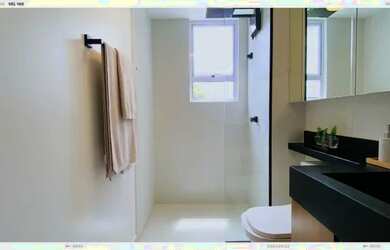 Imagem: O apartamento possui 3 Dormitórios, 1 Banheiro, 1 Vaga na garagem