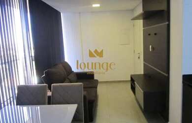 Imagem: O apartamento possui 1 Dormitório, 1 Banheiro, 1 Vaga na garagem