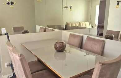 Imagem 2: Apartamento 3 dormitórios à venda, armários planejados, sala ampla com varanda, 2 banheiro