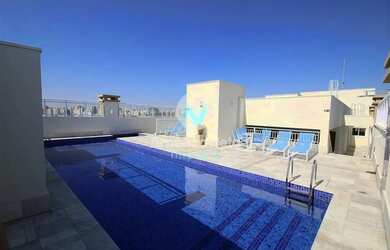 Imagem: O apartamento possui 2 Dormitórios, 1 Banheiro, 1 Vaga na garagem