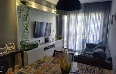 Imagem: O apartamento possui 2 Dormitórios, 2 Banheiros, 1 Vaga na