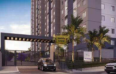 Imagem: O apartamento possui 2 Dormitórios, 1 Banheiro, 1 Vaga na garagem