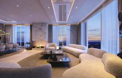 Imagem: O apartamento possui 3 Dormitórios, 5 Banheiros, 3 Vagas na