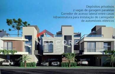 Imagem: A casa possui 3 Dormitórios, 4 Banheiros, 2 Vagas na garagem