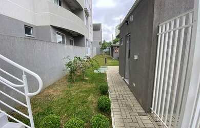 Imagem: O apartamento possui 1 Dormitório, 1 Banheiro, 1 Vaga na garagem