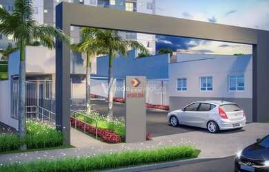 Imagem: O apartamento possui 2 Dormitórios, 1 Banheiro, 1 Vaga na garagem