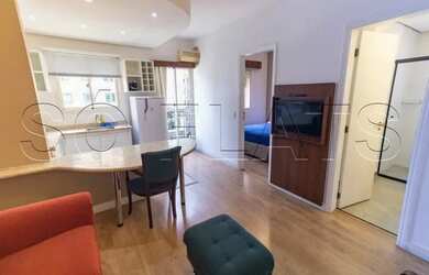 Imagem: O studio possui 1 Dormitório, 1 Banheiro, 1 Vaga na garagem