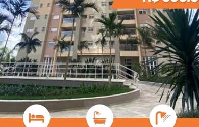 Imagem: O apartamento possui 3 Dormitórios, 3 Banheiros, 2 Vagas na