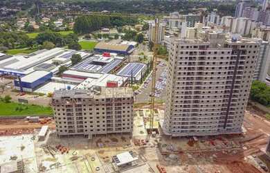 Imagem: O apartamento na cobertura possui 4 Dormitórios, 4 Banheiros